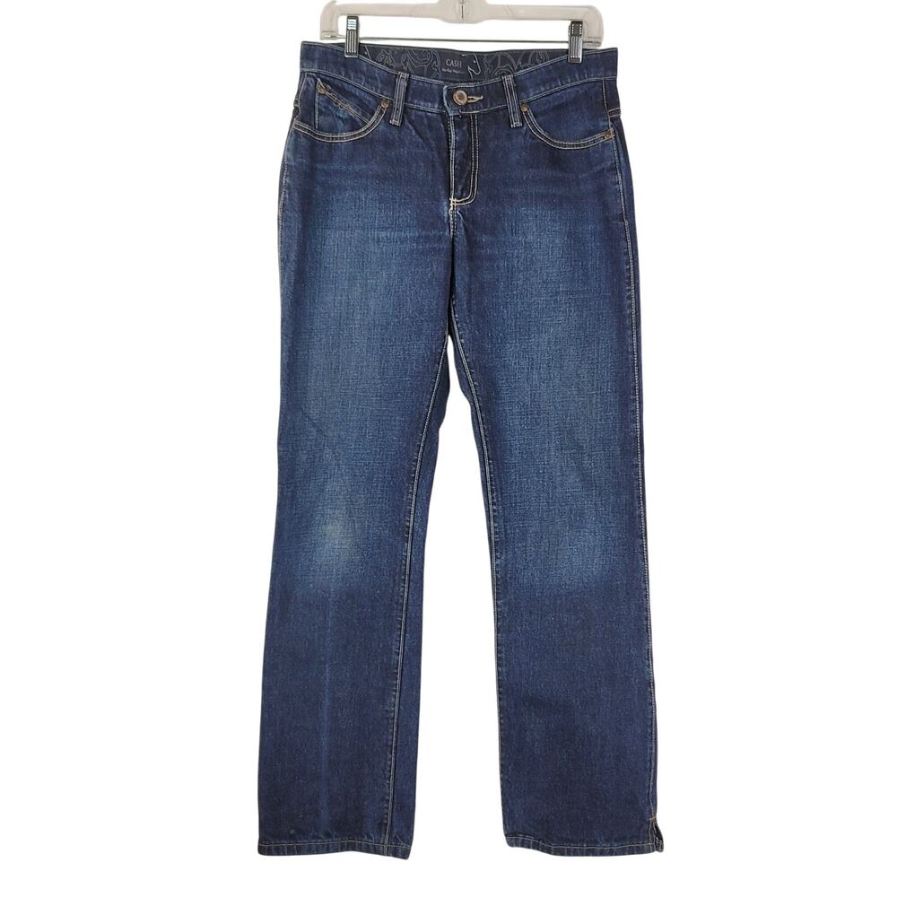 Cowgirl WRANGLER Cash Fit Denim Ultimate Riding Jeans Western Bootcut Sz: 5/6x32
